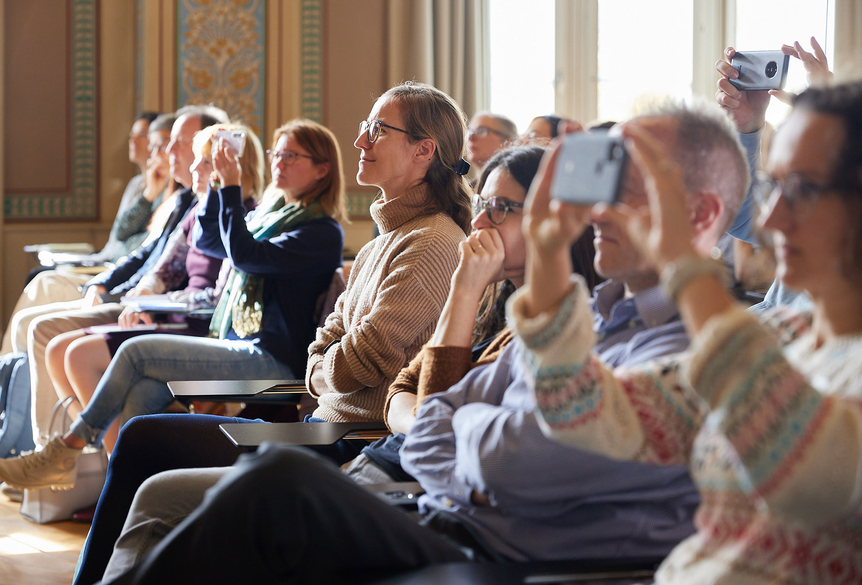 The audience at the keynote address “Teaching across disciplines” by Dr. Lucy Wenting from the University of Amsterdam.