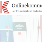 Onlinekommentar.ch – der juristische Open-Access-Kommentar