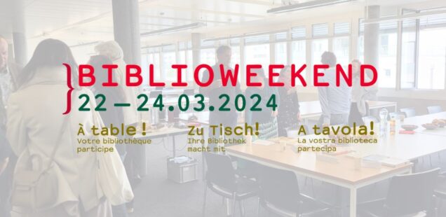 Die UB Zürich «zu Tisch»: BiblioWeekend 2024