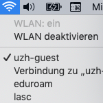 WLAN-Menü OS X
