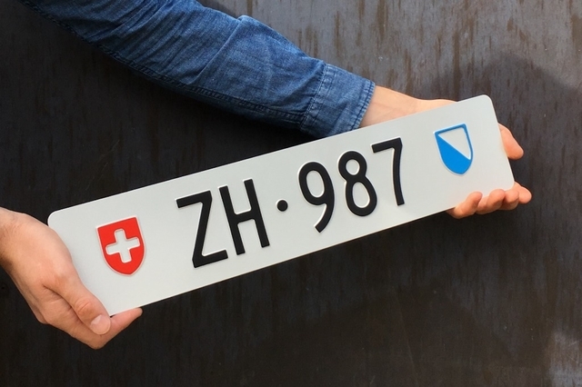 Zurich License Plate