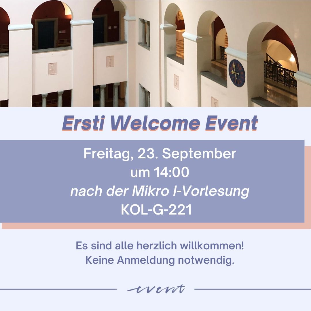 Ersti Welcome Event