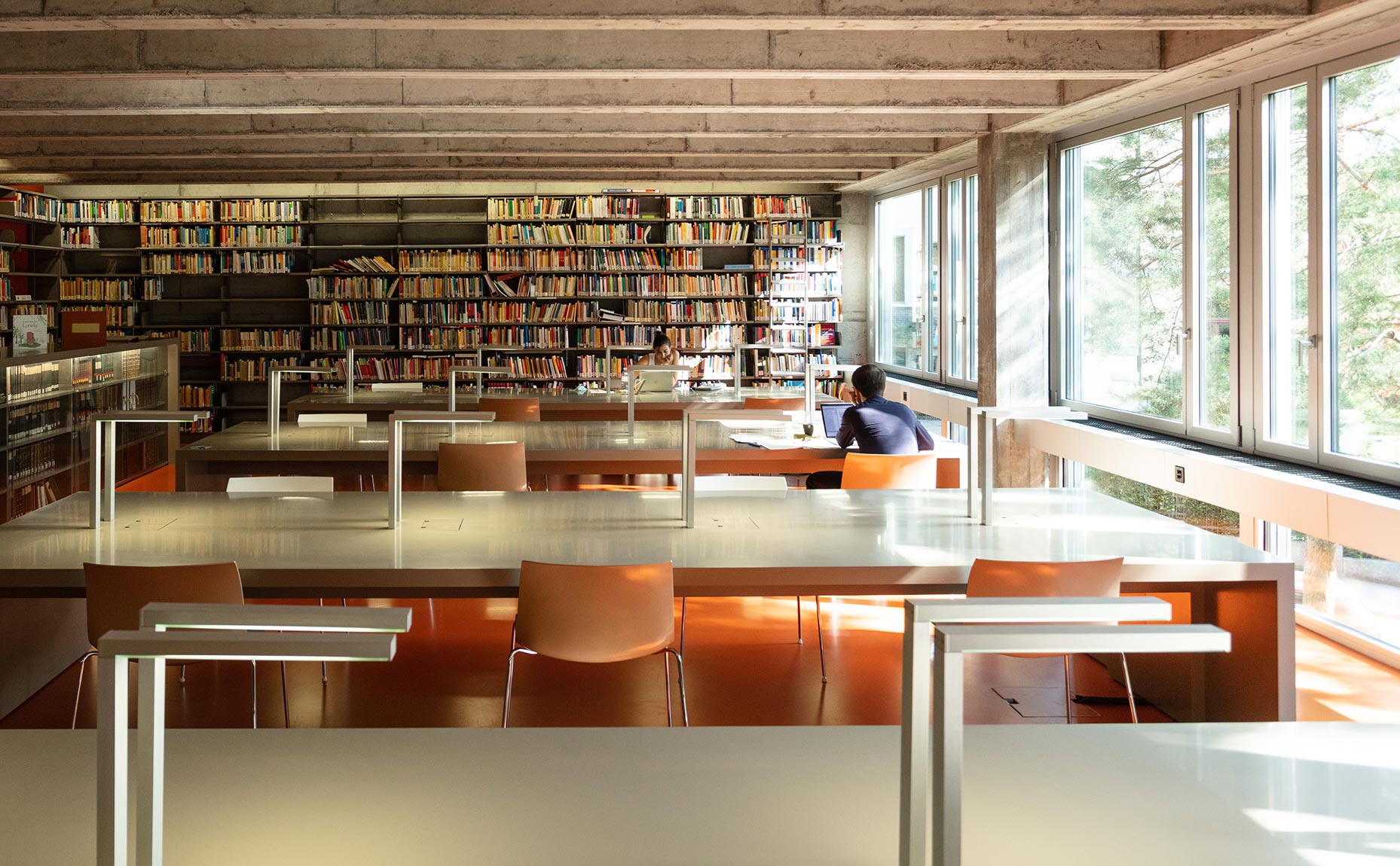 2022 – The new University Library unites all libraries under one organizational roof. (Pictured: University Library Educational Science)