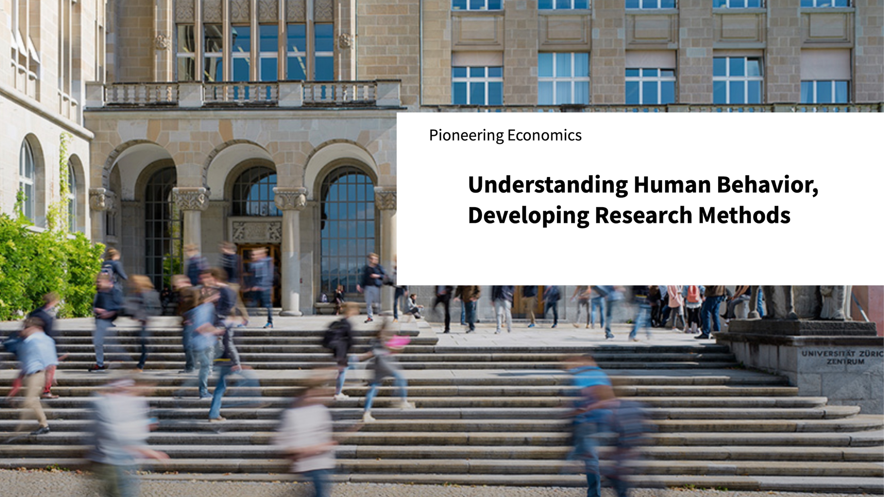 Understanding Human Behavior, Developing Research Methods