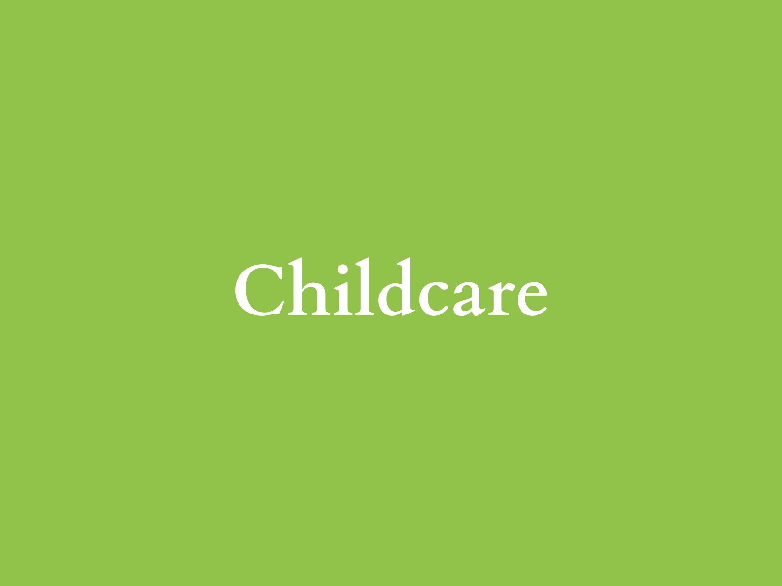 Childcare