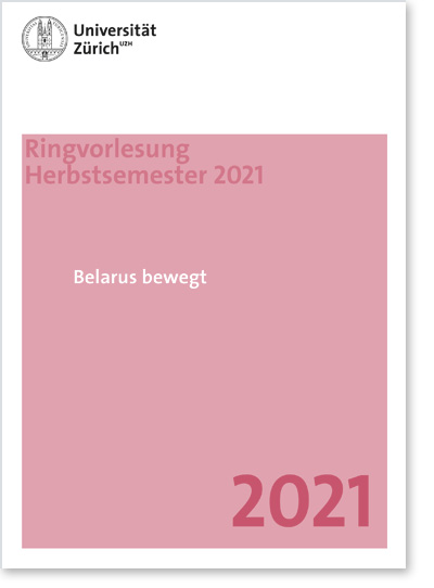 Ringvorlesung «Belarus bewegt» (Cover Flyer)