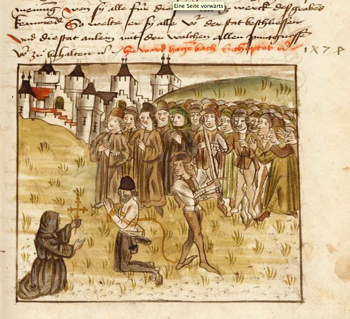 Aus der Chronik von Gerold Edlibach (1454–1530), nach 1485/86