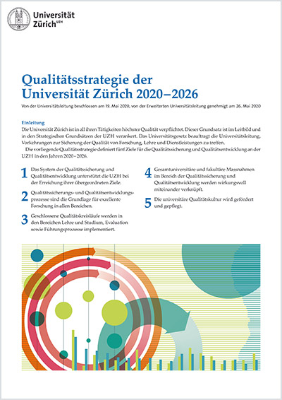 UZH Qualitätsstrategie (Cover)