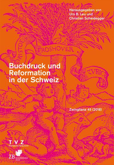 Buchcover Buchdruck und Reformation in der Schweiz