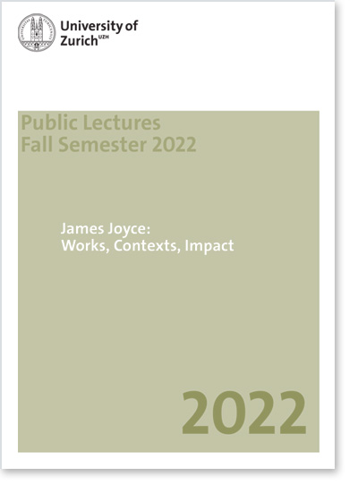 RV "James Joyce: Works, Contexts, Impact" (Cover Flyer)