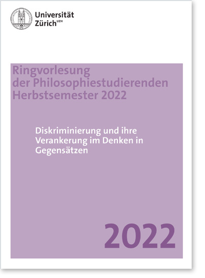  Ringvorlesung "Diskriminierung und ihre Verankerung" (Cover Flyer)