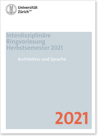 RV «Architektur und Sprache» (Cover Flyer)
