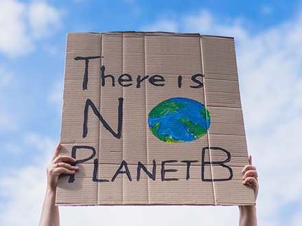 "There is no planet B" sigh