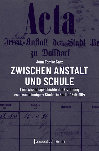 Cover Zwischen Anstalt und Schule