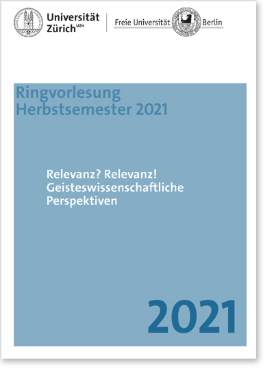 Ringvorlesung "Relevance? Relevance!" (Cover Flyer)