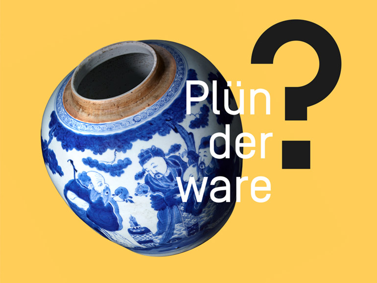 Visual Ausstellung "Plünderware?"