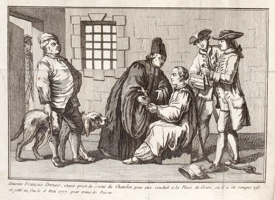 Antoine-François Desrues wurde 1777 in Paris hingerichtet.