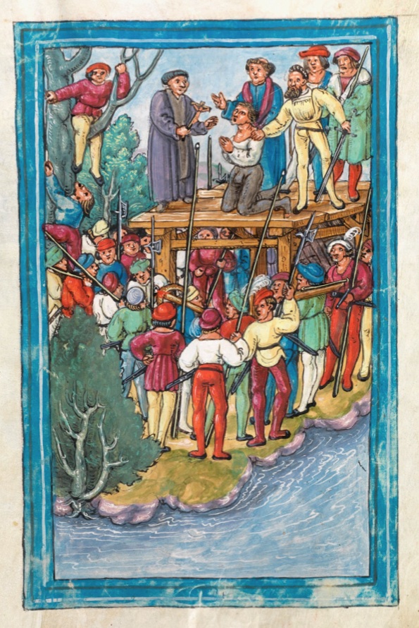 Bild: p.299 Hans Waldmann, hingerichtet am 6. April 1489. 