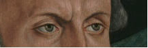 Ausschnitt: Die Augen von Heinrich Bullinger