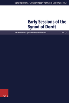 Buchcover Early Sessions of the Synod of Dordt