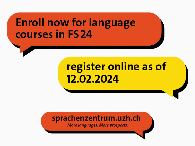 Enrol now for language courses!