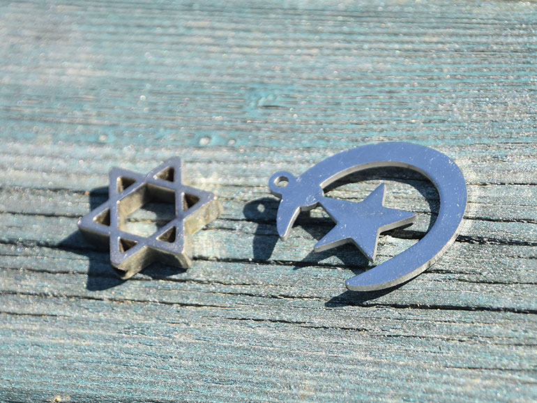 Jüdisches und islamisches Symbol