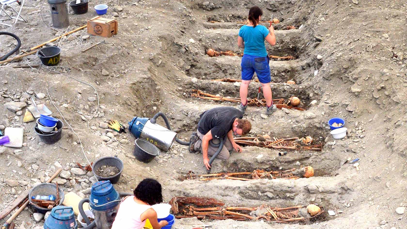 Gräber-Ausgrabungen