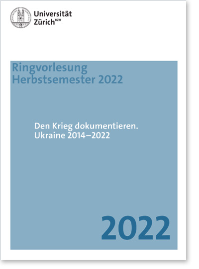 RV «Den Krieg dokumentieren» (Cover Flyer)