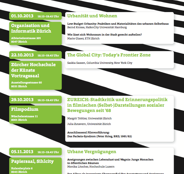 Wachstumsschmerzen Programmflyer Bild