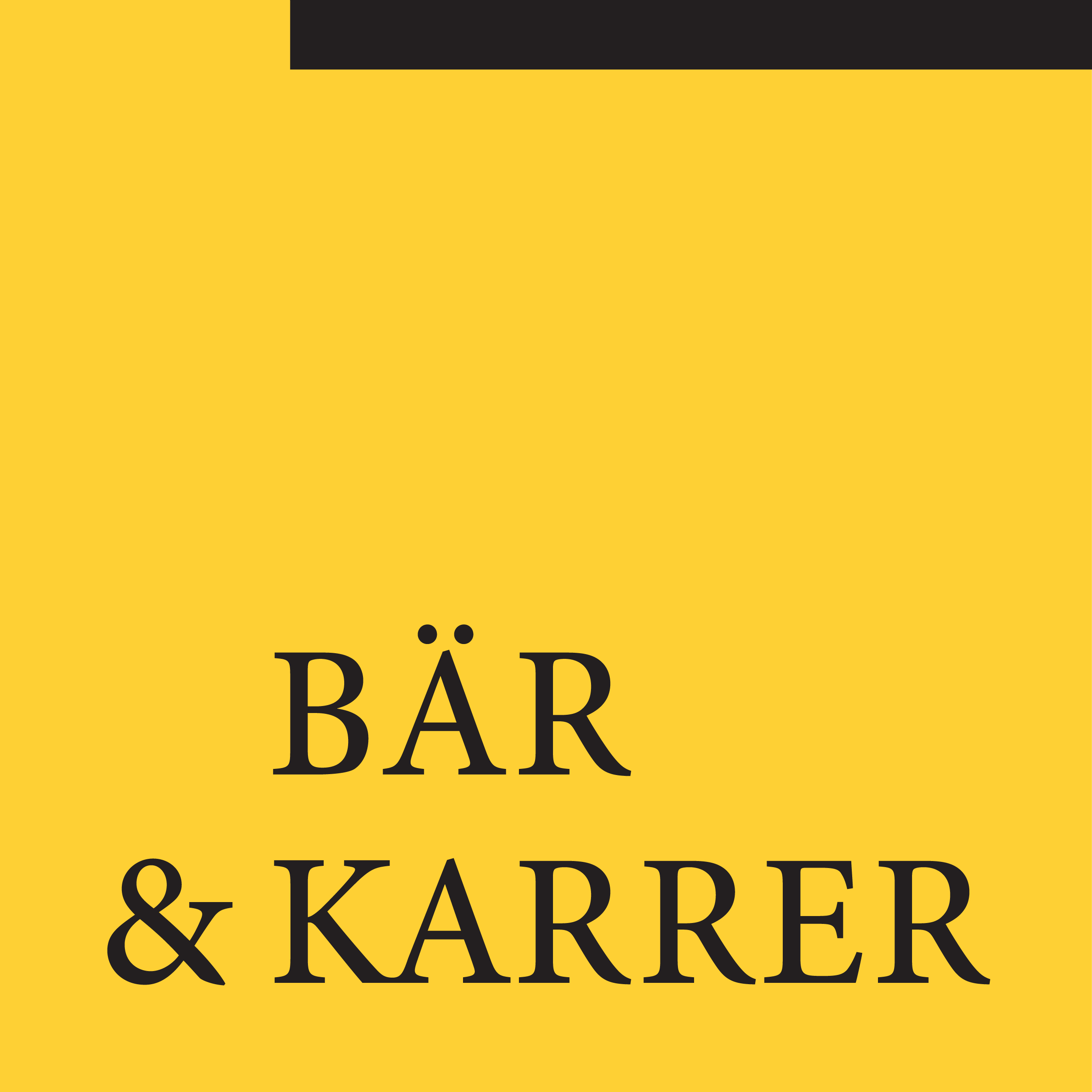 Logo Bär & Karrer 